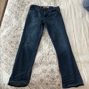 Levi's Women's 724 Straight Leg Jeans - Dark Blue